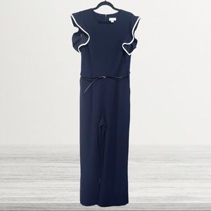Calvin Klein Flutter Sleeve Jumpsuit